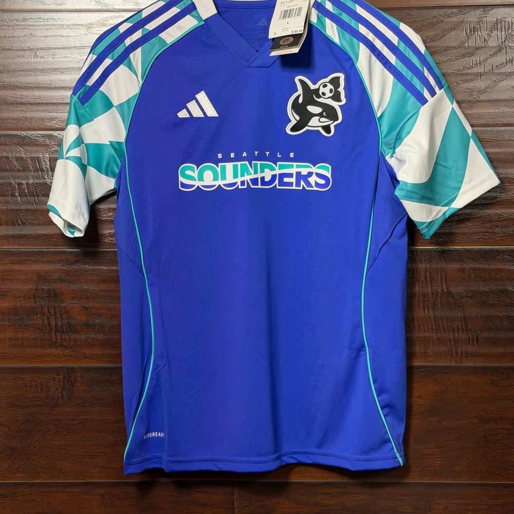 adidas Seattle Sounders 2025 Third Replica Jersey Youth Size Large